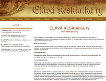 Tablet Screenshot of keskiaika.org